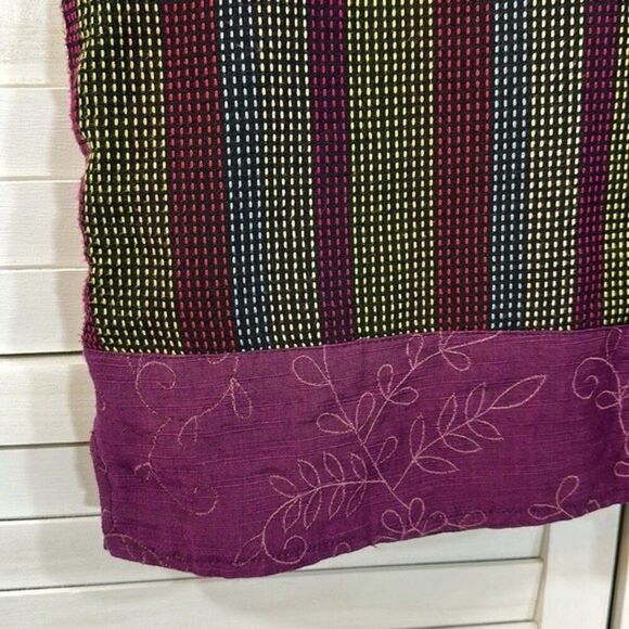 Patchwork Paisley Vest Size XL 90s Mixed Media - Picture 8 of 10